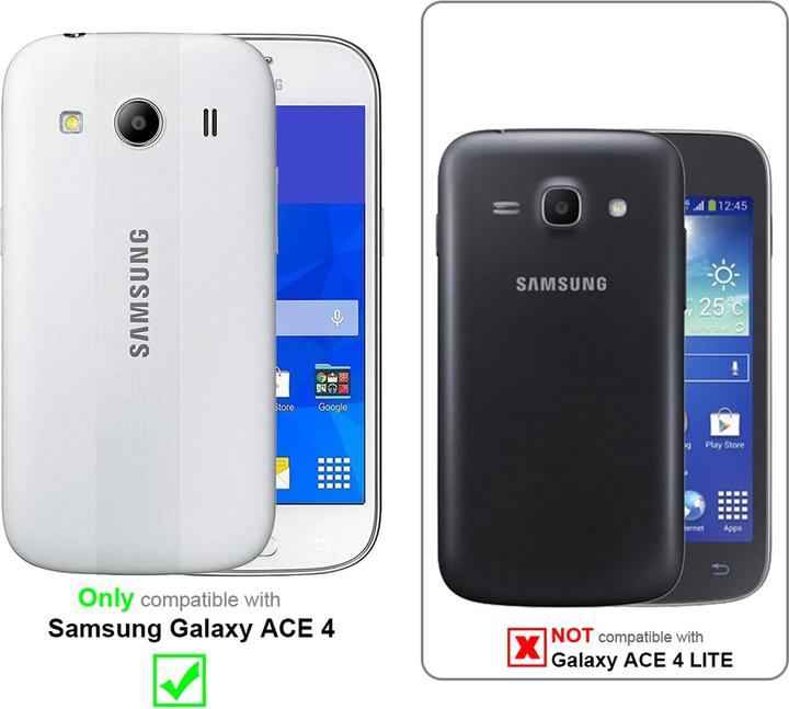 Actual product image Cadorabo Display protection glass (1 Piece, Samsung Galaxy Ace 4)