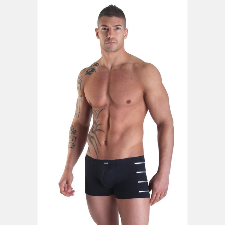 Actual product image Look Me black men's boxer roadster from (S, Single pack)