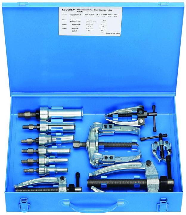 Actual product image Gedore 1.32/1 Internal and external puller set, 11 pieces