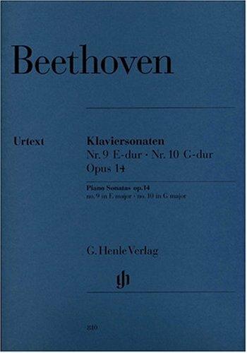 Actual product image Piano Sonatas No. 9 E major op. 14,1 and No. 10 G major op. 14,2 (English, French, Ludwig van Beethoven, Norbert Gertsch, Murray Perahia, 2007)