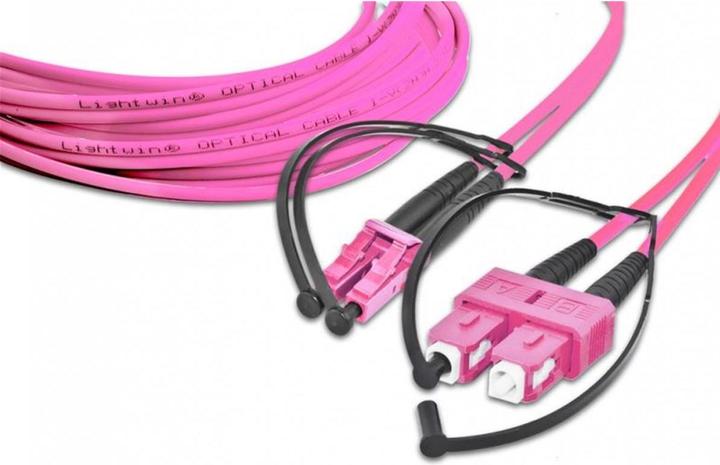 Lightwin LWL-Patchkabel LC-SC, Multimode, OM4, 7m (7.70 m)