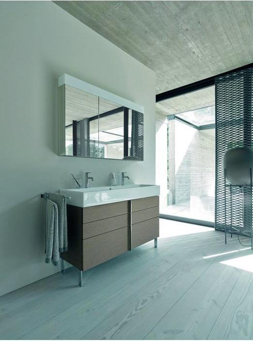 Produktbild Duravit Doppelwaschtisch Vero Air 120 x 47 cm weiss 2350120024 (470 mm, 1200 mm)
