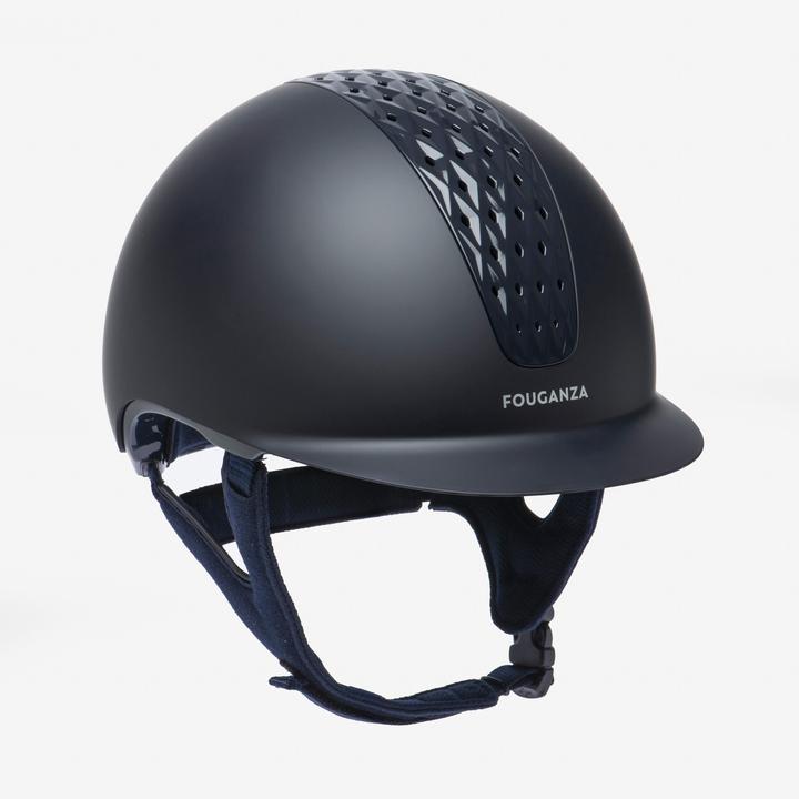 Produktbild Fouganza Reithelm 520 Erwachsene/Kinder blau (56)