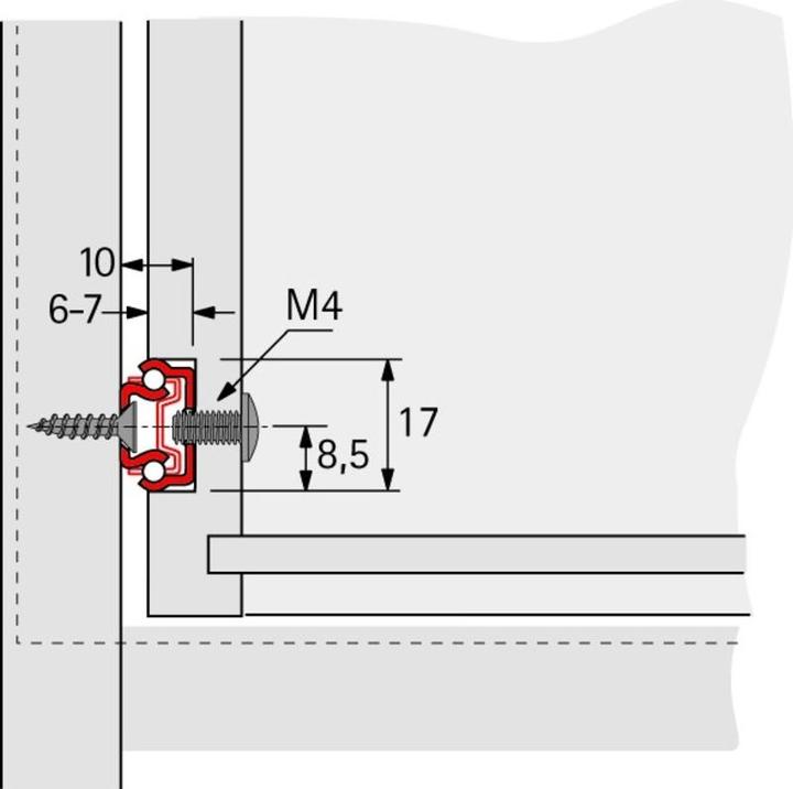 Produktbild Hettich Kugelauszug