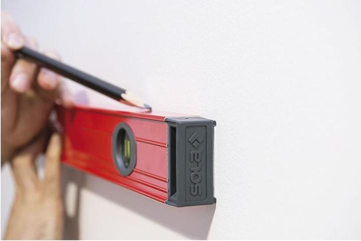 Produktbild Sola Messwerkzeuge 1215101 Alu-Wasserwaage Red 3 80" 80 cm in rot, 800 mm (80 cm)