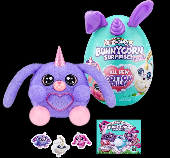 Actual product image Zuru Bunnycorn Surprise Series 2 Plush Mini (17.50 cm)