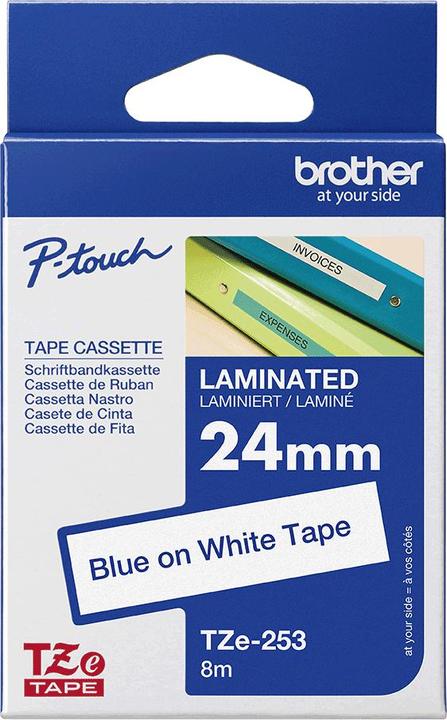 Produktbild Brother Laminiertes Band (2.40 cm, Weiss, Blau)