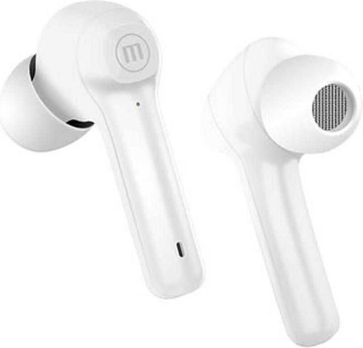 Produktbild Maxell Dynamic+ kabellose Kopfhörer mit Ladeschale Bluetooth weiss (4 h, Kabellos)