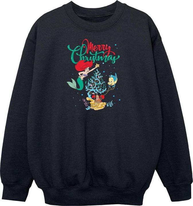 Produktbild Disney Princess Ariel Merry Christmas Sweatshirt Mädchen (140, 146)
