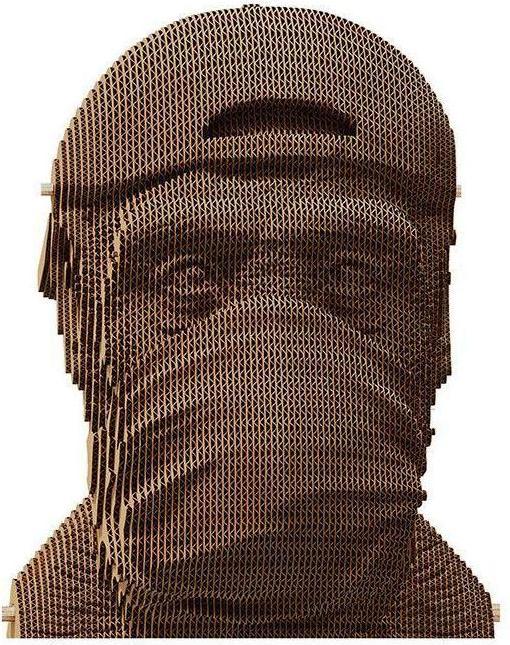 Produktbild Cartonic Affe ""Speak No Evil"" - 3D Modell aus Karton