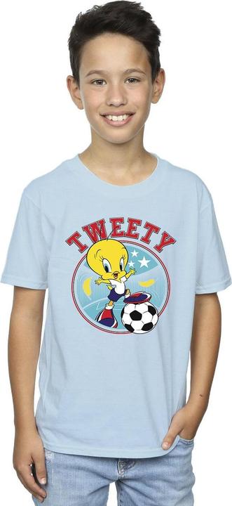 Immagine prodotto Looney Tunes Tweety Football Circle Maglietta Ragazzi (104)