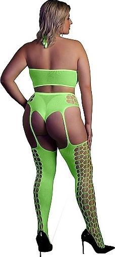 Produktbild Ouch! Two Piece with Crop Top and Stockings (XL, XXL, 3XL)
