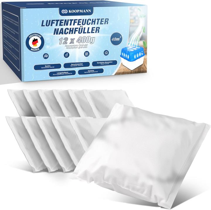 Actual product image Koopmann Luftentfeuchter Granulat Nachfüllpack (40 m²)