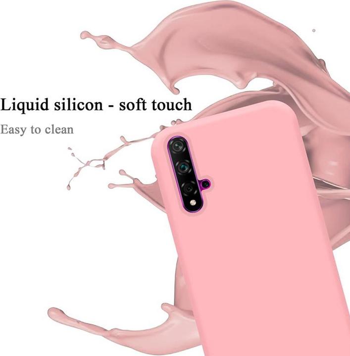 Immagine prodotto Cadorabo Copertura della cassa del silicone liquido TPU (Huawei Nova 5T, Onore anni '20, Tassa 20)