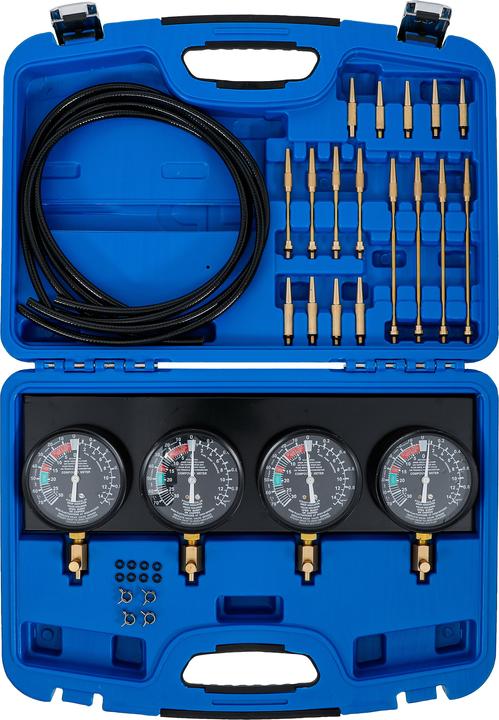 Image du produit BGS Appareil de test de synchronisation de carburateur avec 4 chronos de synchronisation 29 pièces