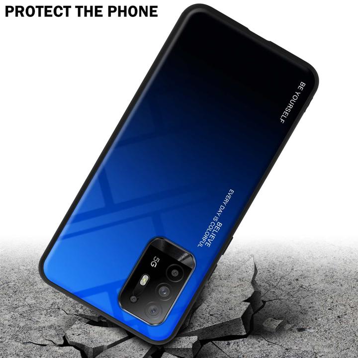 Image du produit Cadorabo TPU 2 couleurs Housse en verre (Oppo A94 5G)