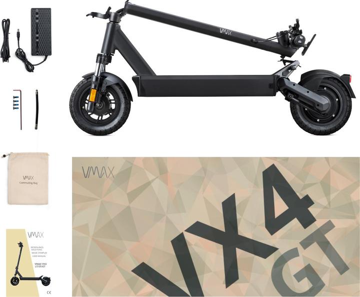Actual product image Vmax VX4 GT (20 km/h, 100 km, 500 W)