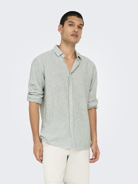 Produktbild Only & Sons Onscaiden Life Ls Stripe Linen 660 Noos (XS)