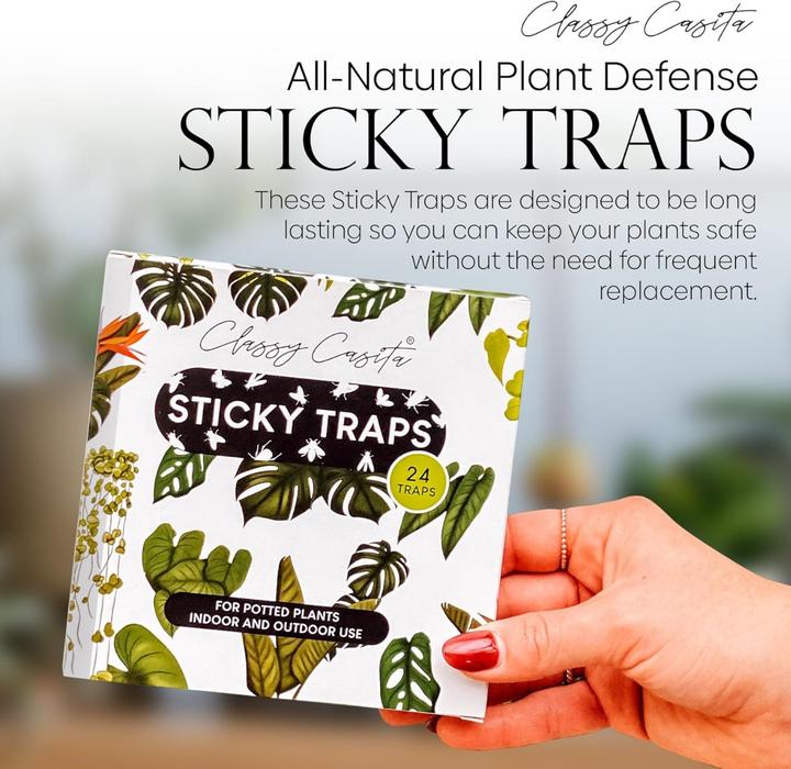Produktbild Classy Casita Pflanzen Insektenfalle Klebefallen Vorteilspaket 24 Stk.