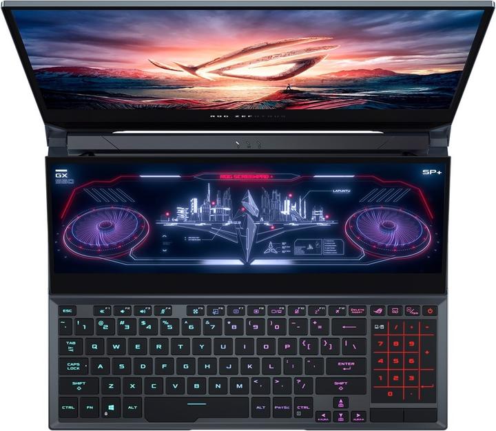 Actual product image ASUS ROG Zephyrus Duo 15 – GX550LXS-HF142R (15.60", Core i9-10980HK, 32 GB, 2000 GB, CH)