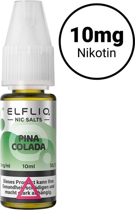 Produktbild Elfbar ELFLIQ, Pina Colada 10mg (Ananas, Kokosnuss)