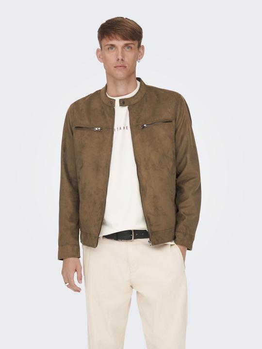 Produktbild Only & Sons Wildlederimitat- Jacke (XL)