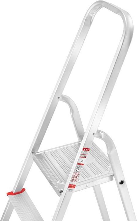 Actual product image Haushalt Household Ladder 4-Steps Alum (150 cm)