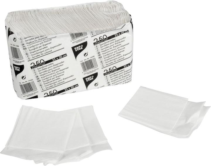 Produktbild Papstar Spenderservietten (250 x, 25 x 30 cm)