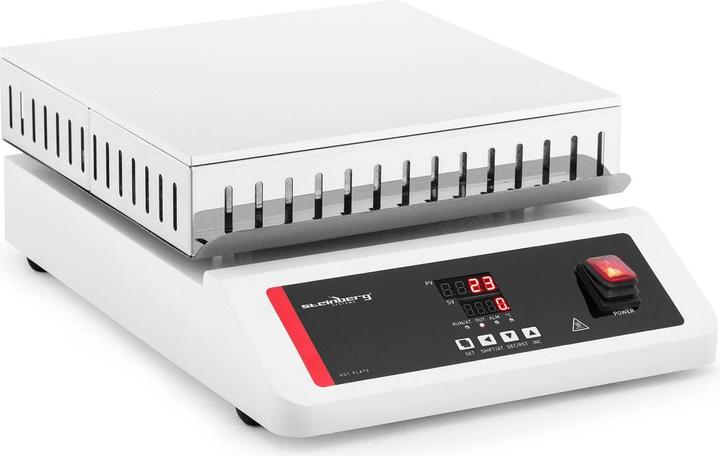Produktbild Steinberg Laborheizplatte Heizplatte mit Temperaturregelung 1380 W 30 x 30 cm 350 °C