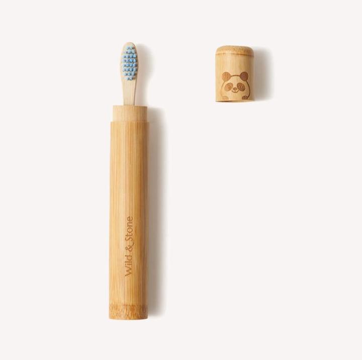 Produktbild Wild & Stone Bambus Case für Kinder Zahnbürsten