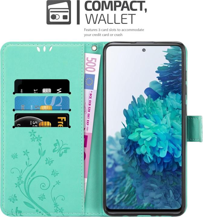Image du produit Cadorabo Flower Book Housse pour Samsung Galaxy S20 FE (Samsung Galaxy S20 FE)
