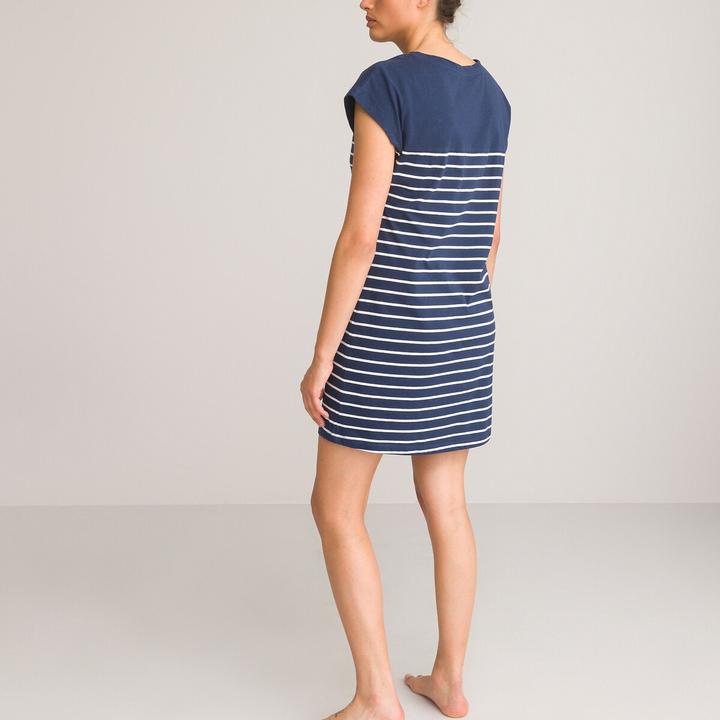 Produktbild La Redoute Collections Gestreiftes Nachthemd (42)