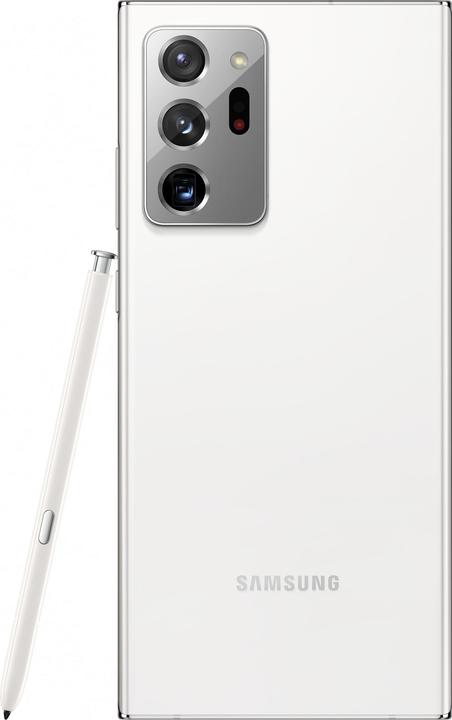Immagine prodotto Samsung Galaxy Note 20 Ultra DE (256 GB, Mystic White, 6.90", Doppia SIM ibrida + eSIM, 108 Mpx, 5G)