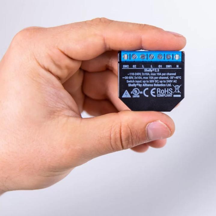 Image du produit Shelly Double commutateur WLAN (Actionneur de commutation)