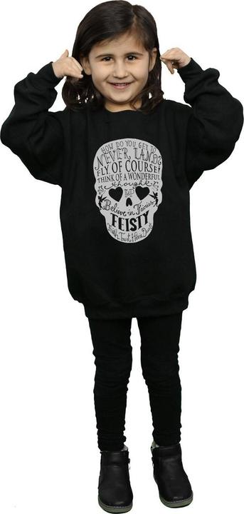 Actual product image Disney Girls Tinker Bell Skull Sweatshirt (152, 158)