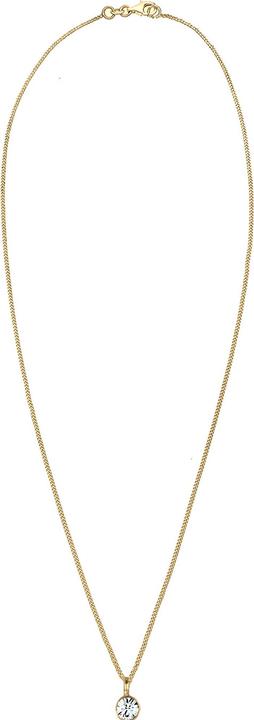 Actual product image Elli with solitaire crystal pendant (925 silver, 45 cm)