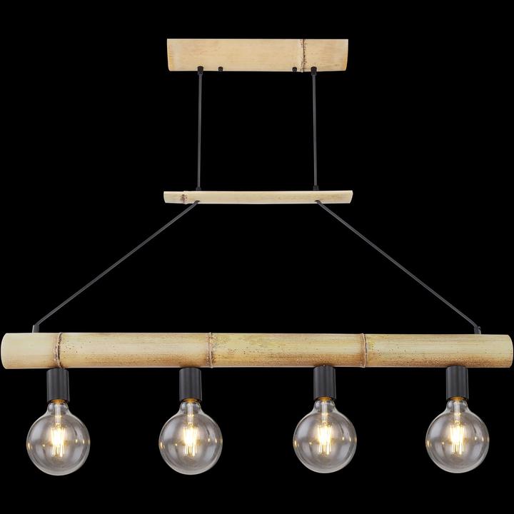 Actual product image Globo Pendant lamp Loreto black 4xE27 (E27)