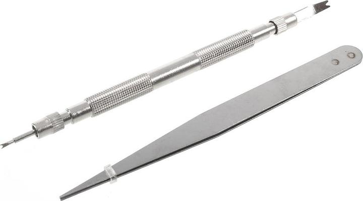 Produktbild Werkstein Universal Uhrenwerkzeug-Set – Reparatur-Kit mit Pinzette, Gliederentferner & Schraubendreher