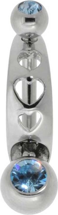Bijouteria Intimpiercing (Chirurgenstahl 316L, Premium Kristall)