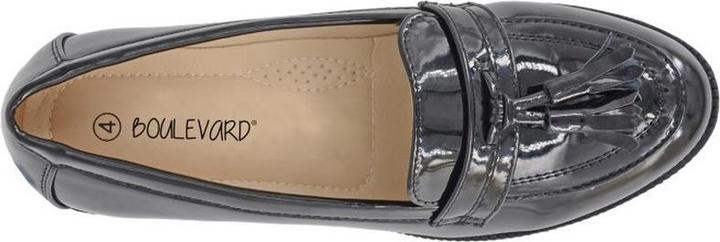 Produktbild Boulevard Ladies Patent PU Quaste Loafers (37)