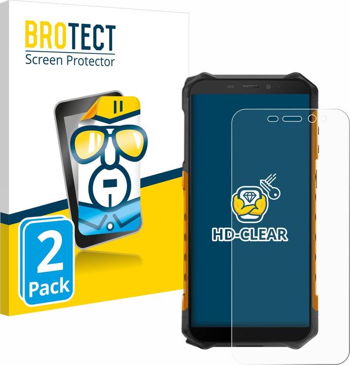 Actual product image BROTECT Screen Protector Clear (2 Piece, Ulefone Armor 5)