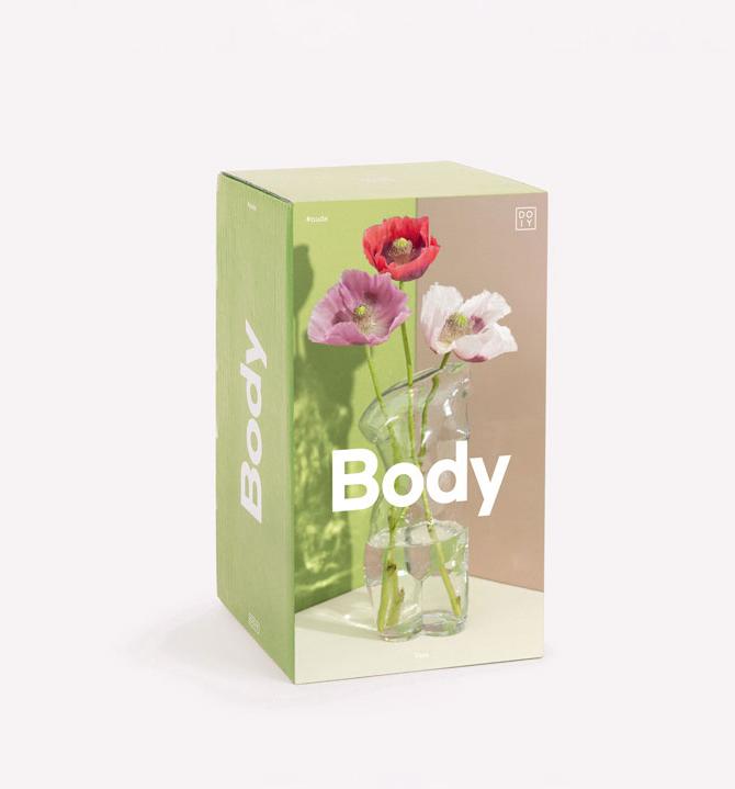 Image du produit Doiy Vase, Body, Glass, Transparent