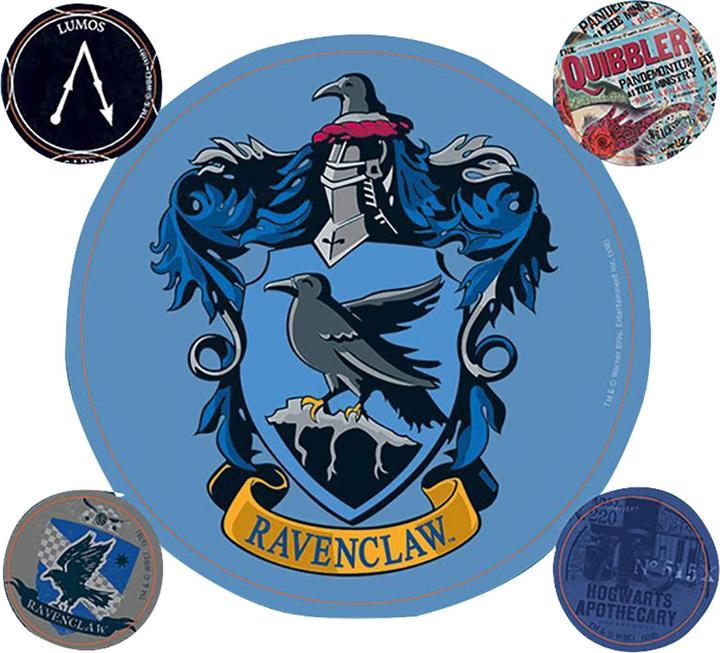 Actual product image Ravenclaw Stickers 4Pack Set Vinyl