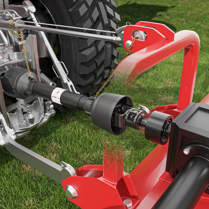 Image du produit Wiltec Embrayge à roue libre Arbre Cardan 220mm Filet Mâle Femelle 1 3/8" Arbre cannelé 6 Dents 3500Nm (Accessoires pour tracteurs)