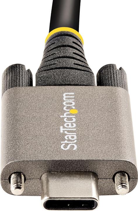Actual product image StarTech .com 3ft 1m Side Screw Locking USB C Cable 10Gbps, USB 3.1/3.2 Gen 2 Type-C Cable, 100W (5A) Power D (1 m, USB 3.2 Gen 2)