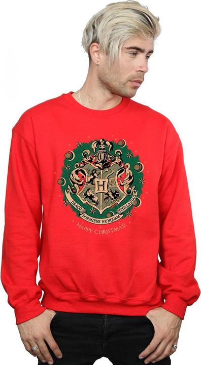 Actual product image Mens Christmas Wreath Sweatshirt (XXL)