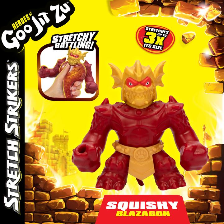 Actual product image Goo Jit Zu Stretch Strikers - Dragon Knight Blazagon (42780)