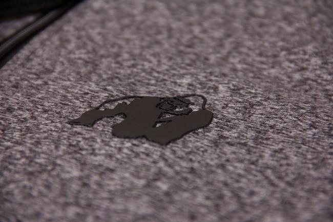 Actual product image Gorilla Wear Shawnee Zipped Hoodie Mixed Grey (S)