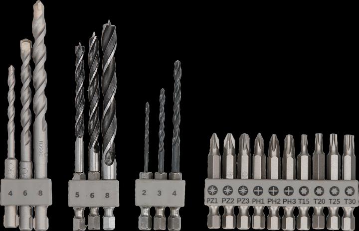 Image du produit Bosch Zubehör Set mixte SDS-Quick (6 mm, 8 mm, 4 mm)