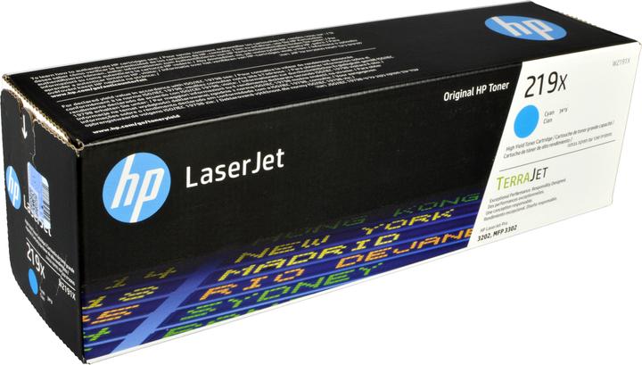 Produktbild HP 219X Cyan Original LaserJet-Tonerkartusche mit hoher Reichweite, 2500 Seiten, Cyan, 1 Stück(e) (C)